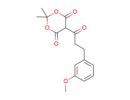 1,3-Dioxane-4,6-dione,
5-[3-(3-methoxyphenyl)-1-oxopropyl]-2,2-dimethyl-