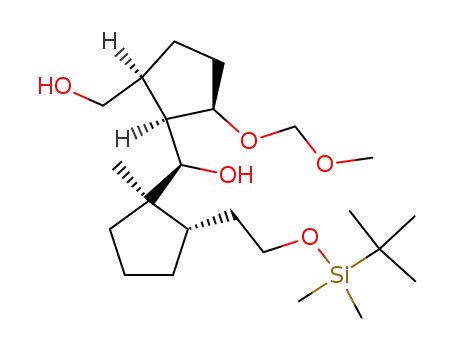 (R)-{(1R,2S)-2-[2-(tert-Butyl-dimethyl-silanyloxy)-ethyl]-1-methyl-cyclopentyl}-((1R,2S,5R)-2-hydroxymethyl-5-methoxymethoxy-cyclopentyl)-methanol