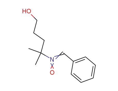 Molecular Structure of 65102-47-8 (1-Pentanol, 4-methyl-4-[oxido(phenylmethylene)amino]-)