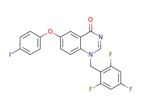 C<sub>21</sub>H<sub>12</sub>F<sub>3</sub>IN<sub>2</sub>O<sub>2</sub>