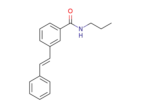 Benzamide, 3-[(1E)-2-phenylethenyl]-N-propyl-