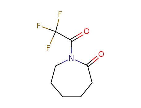 Molecular Structure of 74681-69-9 (2H-Azepin-2-one, hexahydro-1-(trifluoroacetyl)- (9CI))