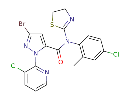 C<sub>19</sub>H<sub>14</sub>BrCl<sub>2</sub>N<sub>5</sub>OS