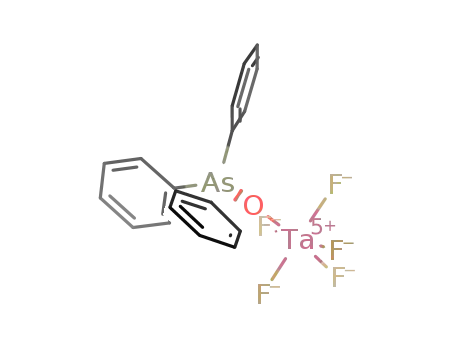 Molecular Structure of 71667-25-9 ([TaF<sub>5</sub>(OAs(phenyl)<sub>3</sub>)])