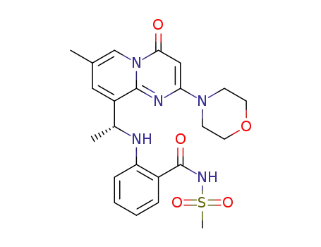 Molecular Structure of 1622905-82-1 (C<sub>23</sub>H<sub>27</sub>N<sub>5</sub>O<sub>5</sub>S)