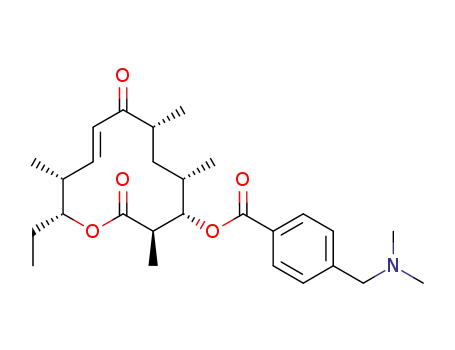 ((3R,4S,5S,7R,11R,12R,E)-12-ethyl-3,5,7,11-tetramethyl-2,8-dioxo-1-oxacyclododec-9-en-4-yl) 4-((dimethylamino)methyl)benzoate