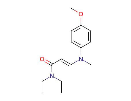 (E)-N,N-diethyl-3-[N-(4-methoxyphenyl)-N-(methyl)amino]acrylamide