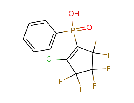 (2-Chlor-3,3,4,4,5,5-hexafluor-cyclopenten-1-yl)-phenyl-phosphinsaeure