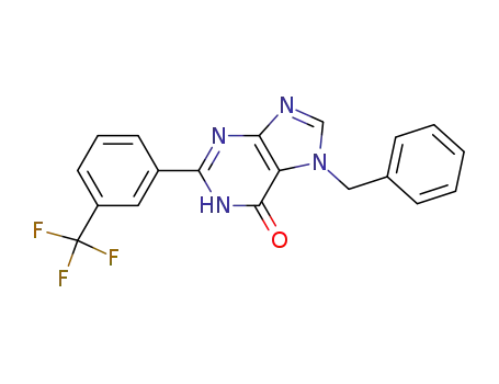 7-benzyl-2-(3-trifluoromethylphenyl)hypoxanthine
