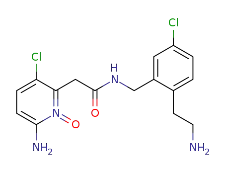 2-(6-amino-3-chloro-1-oxy-pyridin-2-yl)-N-(5-chloro-2-aminoethyl-benzyl)-acetamide