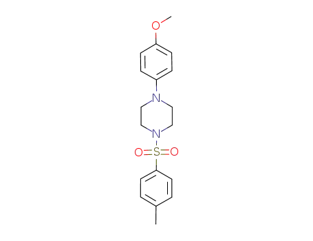 Molecular Structure of 83863-43-8 (1-(4-methoxyphenyl)-4-(p-tolylsulphonyl)piperazine)
