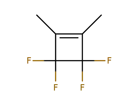 Molecular Structure of 356-58-1 (Cyclobutene, 3,3,4,4-tetrafluoro-1,2-dimethyl-)
