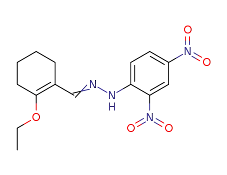 2-Ethoxy-cyclohexen-<sup>(1)</sup>-carbaldehyd-<sup>(1)</sup>-2.4-dinitro-phenylhydrazon
