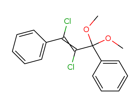 Chalcone,a,b-dichloro-, dimethyl acetal (8CI)
