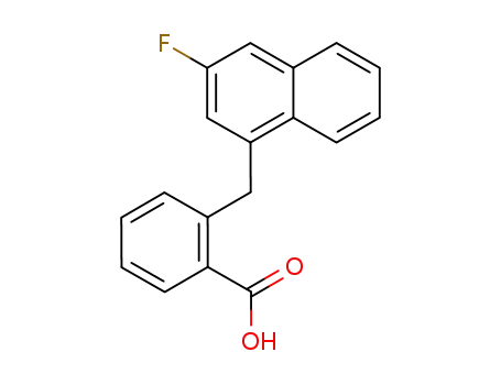 2-<3-Fluor-naphthyl-(1)-methyl>-benzoesaeure