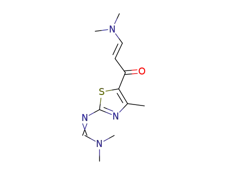 N'-(5-(3-(dimethylamino)acryloyl)-4-methylthiazol-2-yl)-N,N-dimethylformimidamide