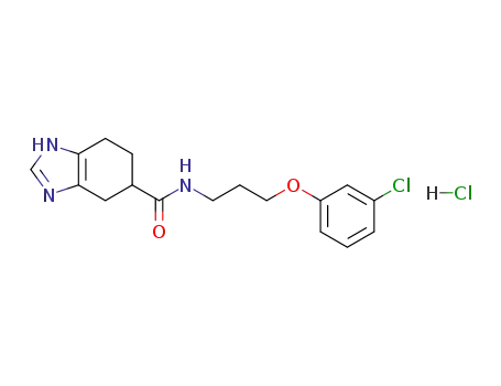4,5,6,7-Tetrahydro-1 H-benzimidazole-5-carboxylic acid [3-(3-chlorophenoxy)-propyl]amide, hydrochloride