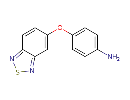 Molecular Structure of 847054-45-9 (Benzenamine, 4-(2,1,3-benzothiadiazol-5-yloxy)-)