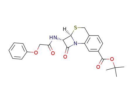 1-oxo-2<i>c</i>-(2-phenyl-acetylamino)-(2a<i>r</i>)-2,2a-dihydro-1<i>H</i>,4<i>H</i>-azeto[2,1-<i>b</i>]benzo[<i>d</i>][1,3]thiazine-7-carboxylic acid <i>tert</i>-butyl ester
