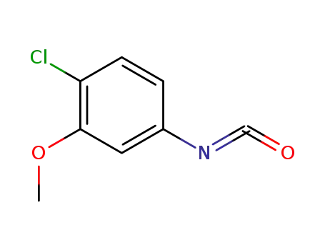 Molecular Structure of 108438-11-5 (4-Chloro-3-Methoxyphenylisocyanate)