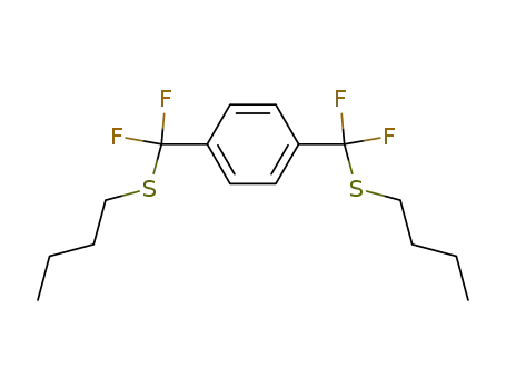 Molecular Structure of 3200-13-3 (α,α'-Bis-(butylthio)-α,α,α',α'-tetrafluor-p-xylol)