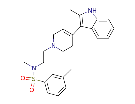 3,N-dimethyl-N-(2-(4-(2-methyl-1H-indol-3-yl)-3,6 dihydro-2H-pyridin-1-yl)ethyl)benzenesulfonamide