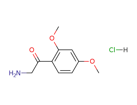 Molecular Structure of 123464-63-1 (2-(2,4-DIMETHOXY-PHENYL)-2-OXO-ETHYL-AMMONIUM, CHLORIDE)