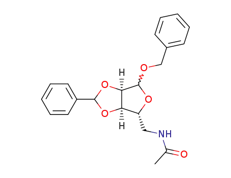 Benzyl-5-acetamino-2,3-O-benzyliden-5-desoxy-D-ribofuranosid