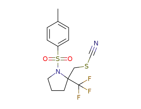 2-thiocyanatomethyl-1-tosyl-2-(trifluoromethyl)pyrrolidine