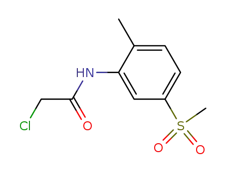 2-Chloro-N-(2-methyl-5-methanesulphonylphenyl)acetamide