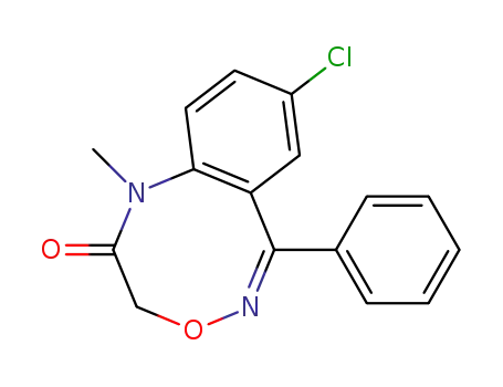 8-chloro-1-methyl-6-phenyl-1<i>H</i>-benzo[<i>d</i>][1,2,6]oxadiazocin-2-one