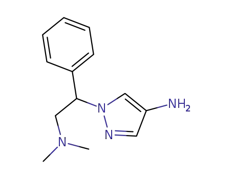 1-(2-(dimethylamino)-1-phenylethyl)-1H-pyrazol-4-amine