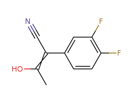 3-Hydroxy-2-<3.4-difluor-phenyl>-crotonsaeure-nitril