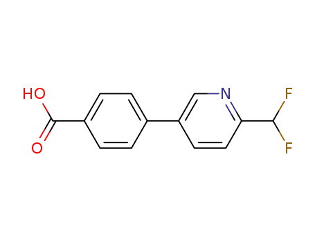 Benzoic acid, 4-[6-(difluoromethyl)-3-pyridinyl]-