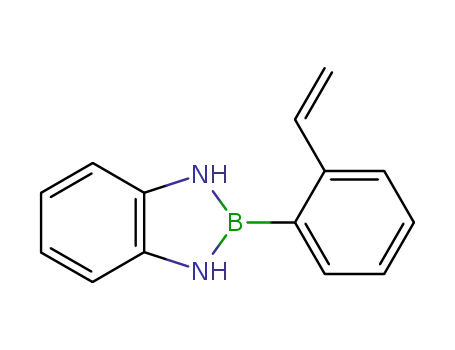 Molecular Structure of 110274-12-9 (2-(2-vinyl-phenyl)-2,3-dihydro-1<i>H</i>-benzo[1,3,2]diazaborole)