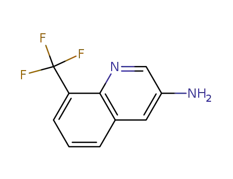 Molecular Structure of 347146-22-9 (8-(trifluoromethyl)quinolin-3-amine)