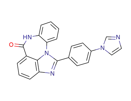 1-[4(1H-Imidazol-1-yl)phenyl]benzo[b]imidazo[4,5,1-jk] [1, 4]benzodiazepin-6(7H)-one