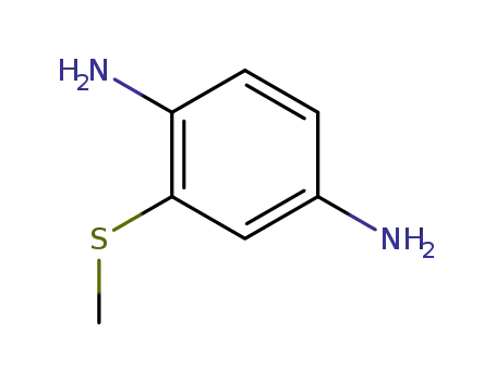 Molecular Structure of 69950-99-8 (2-methylthio-p-phenylenediamine)