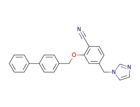 2-(biphenyl-4-ylmethoxy)-4-imidazol-1-ylmethyl-benzonitrile