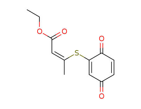ethyl (Z)-3-[(3,6-dioxo-1-cyclohexa-1,4-dienyl)sulfanyl]but-2-enoate cas  59483-98-6
