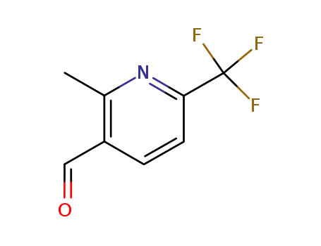 Molecular Structure of 545394-83-0 (2-Methyl-6-(trifluoromethyl)nicotinaldehyde, 97%)