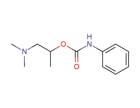 Molecular Structure of 5330-41-6 (1-(dimethylamino)propan-2-yl phenylcarbamate)