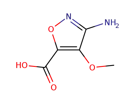 Molecular Structure of 89322-97-4 (5-Isoxazolecarboxylicacid,3-amino-4-methoxy-(7CI,9CI))