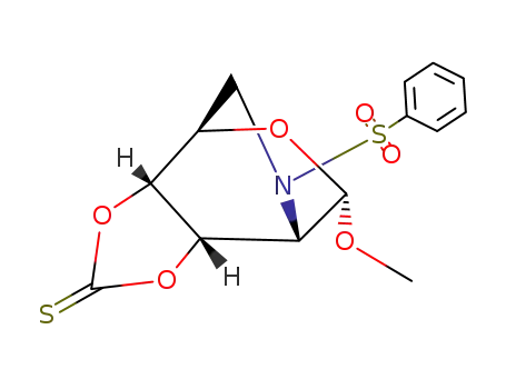 methyl 2,6-benzenesulfonylazanediyl-<i>O</i><sup>3</sup>,<i>O</i><sup>4</sup>-thiocarbonyl-α-<i>D</i>-2,6-dideoxy-altropyranoside