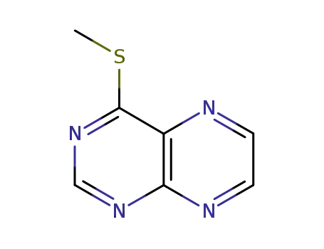 Molecular Structure of 6966-78-5 (4-methylsulfanylpteridine)