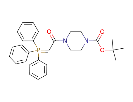 1-triphenylphosphoranylidenemethylcarbonyl-4-tert-butoxycarbonyl-piperazine