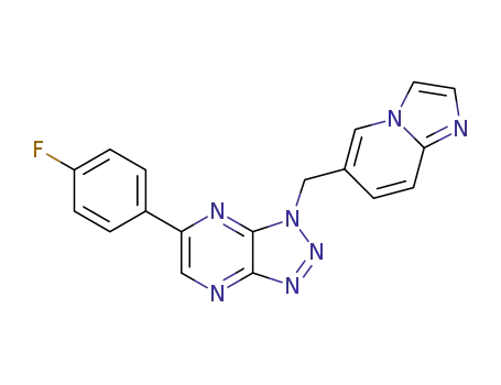6-(4-fluorophenyl)-1-(imidazo[1,2-a]pyridin-6-ylmethyl)-1H-[1,2,3]triazolo[4,5-b]pyrazine