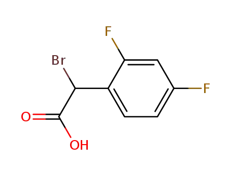 α-bromo-(2,4-difluorophenyl)acetic acid