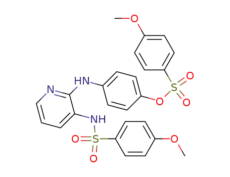 Benzenesulfonic acid, 4-methoxy-,
4-[[3-[[(4-methoxyphenyl)sulfonyl]amino]-2-pyridinyl]amino]phenyl ester