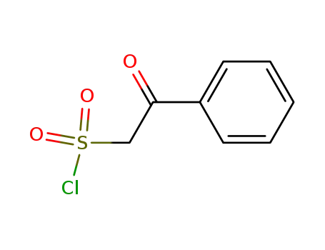 Molecular Structure of 23289-99-8 (Benzeneethanesulfonyl chloride, b-oxo-)